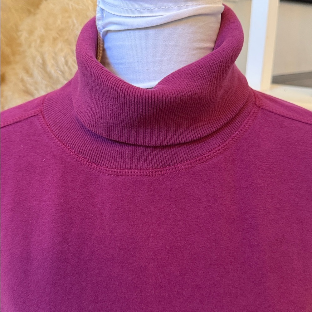 Sweaty Betty Melody Luxe Fleece Long Sleeve Turtleneck Sweatshirt Size 6 - Picture 6 of 8